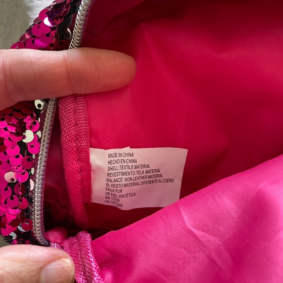 Sequin Unicorn Adjustable Backpack -M1 - Picture 4 of 8